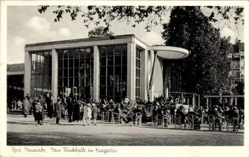 Ak Bad Neuenahr Ahrweiler Rheinland Pfalz, neue Trinkhalle, Kurgarten