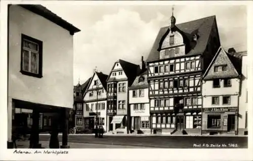 Ak Adenau in der Eifel, Marktplatz