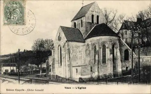 Ak Vaux sur Seine Yvelines, Kirche