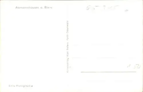 Ak Assmannshausen Rüdesheim am Rhein, Gesamtansicht