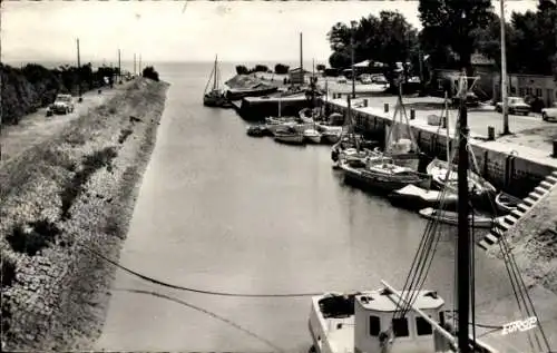 Ak Meschers les Bains Charente Maritime, Hafen