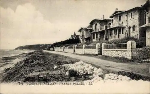 Ak Saint Palais sur Mer Charente Maritime, Corniche de Nauzan