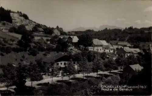 Ak Cruseilles Haute Savoie, Route de Geneve