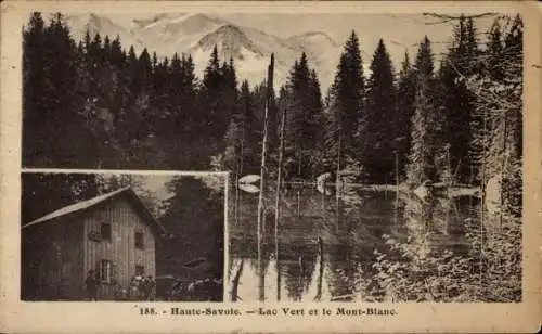 Ak Chamonix Mont Blanc Haute Savoie, Lac Vert, Mont-Blanc