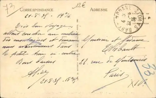 Ak Modane Savoie, Le Mont-Frejus, Tunnel du Mont-Cenis en Exploitation