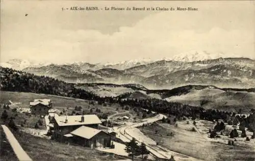 Ak Mont Revard Aix les Bains Savoie, Plateau du Revard, Chaine de Mont-Blanc