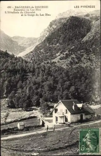 Ak Bagnères de Bigorre Hautes Pyrénées, Excursion au Lac Bleu, Hotellerie du Chiroulet, Gorge du Lac