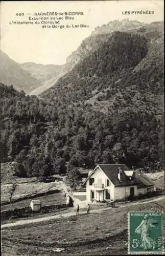 Ak Bagnères de Bigorre Hautes Pyrénées, Excursion au Lac Bleu, Hotellerie du Chiroulet, Gorge du Lac