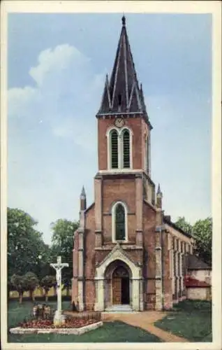 Ak Laloubère Hautes-Pyrénées, Kirche