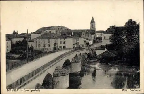 Ak Mansle Charente, Gesamtansicht