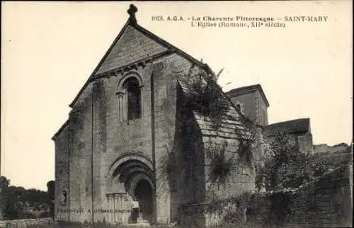 Ak Saint-Mary Charente, Kirche