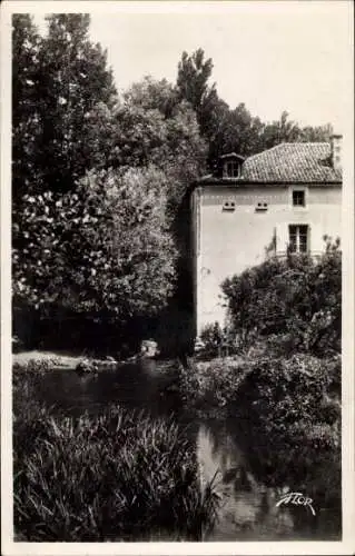 Ak Chasseneuil sur Bonnieure Charente, Moulin sur la Bonnieure