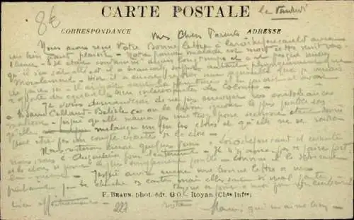Ak La Rochefoucauld Charente, Rue Liancourt, Fleche de l'Eglise