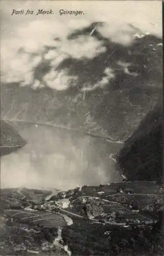 Ak Merok Geiranger Norwegen, Panorama