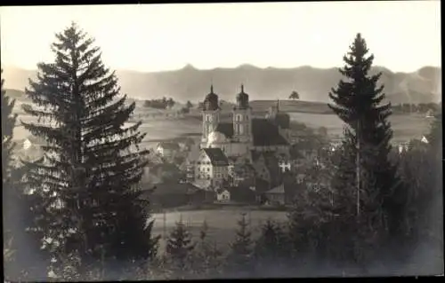 Ak Lindenberg im Allgäu Schwaben, Teilansicht, Kirche