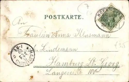 Ak Frohe Ostern, Osterhase im Osterei, Blumen