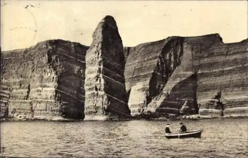 Ak Helgoland, Steilküste, Mönch