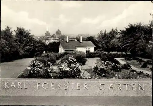 Ak Erfurt in Thüringen, Karl Foerster Garten, Staudensichtungsgarten, iga