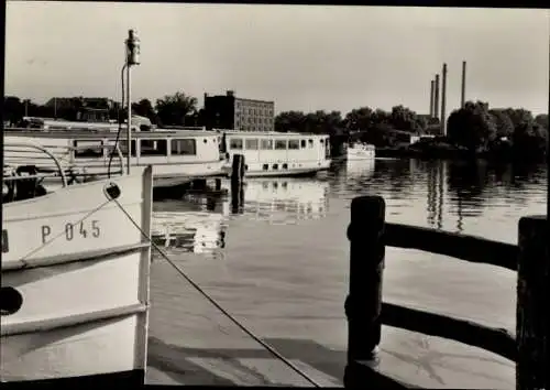 Ak Berlin Treptow, Weiße Flotte, Boote