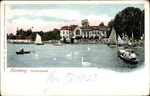 Ak Nürnberg in Mittelfranken, Dutzendteich