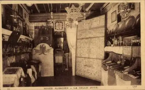 Judaika Ak Muse Alsacien, la Salle Juive