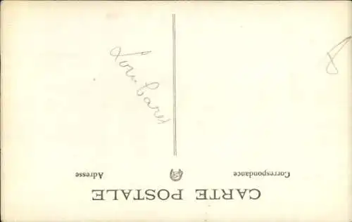 Künstler Ak Portrait von einem Mann