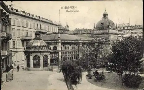 Ak Wiesbaden in Hessen, Kochbrunnen