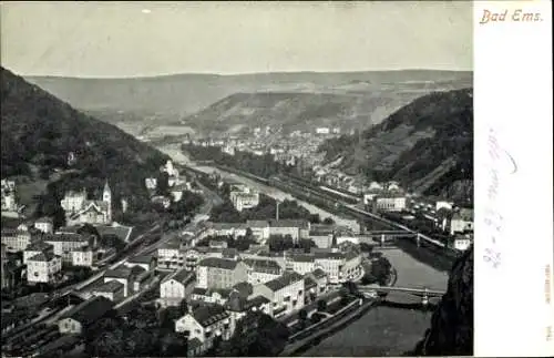 Ak Bad Ems a.d. Lahn, Panorama