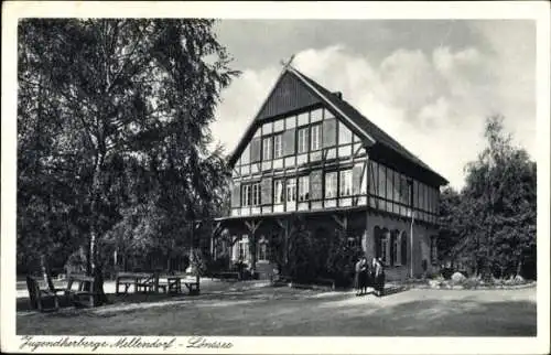 Ak Mellendorf Lönssee Wedemark, Blick z. Jugendherberge