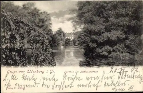 Ak Oldenburg in Oldenburg, Schlossgarten