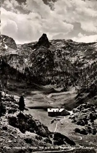 Ak Schönau am Königssee Oberbayern, Funtenseehaus, Kärlingerhaus, Panorama