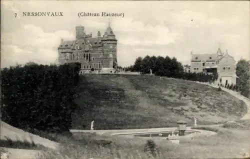 Ak Nessonvaux Trooz Wallonien Lüttich, Chateau Hauzeur