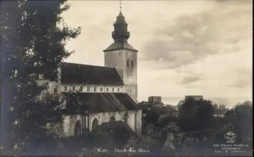 Ak Visby Wisby Schweden, Domkyrkan Maria