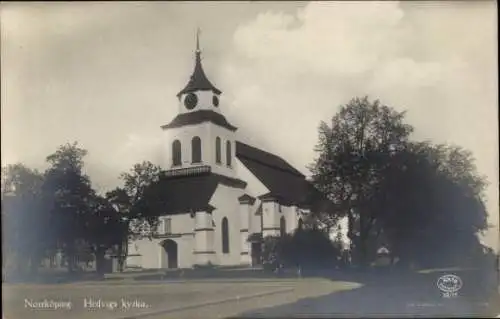 Ak Norrköping Schweden, Hedvigs kyrka