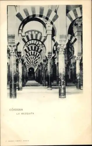 Ak Cordoba Andalusien Spanien, Die Moschee