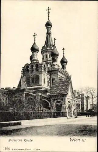 Ak Wien 3 Landstraße, Russische Kirche