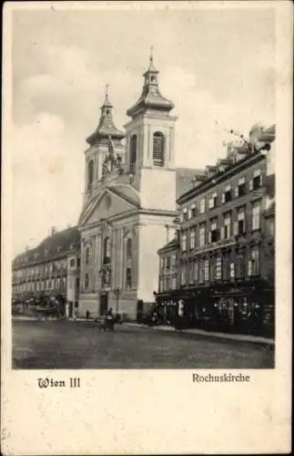 Ak Wien 3 Landstraße, Rochuskirche