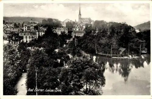 Ak Bad Elster im Vogtland, Luisa See