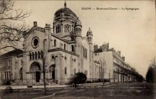 Judaika Ak Dijon Côte d'Or, La Synagogue, Synagoge, Boulevard Carnot