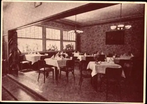 Ak Düsseldorf am Rhein, Hotel Restaurant Zum Klausner, Innenansicht, Immermannstraße 70/72