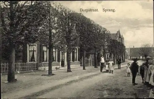 Ak Sprong Capelle Nordbrabant Niederlande, Dorpsstraat