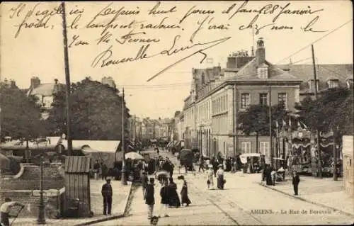 Ak Amiens Somme, Rue de Beauvais