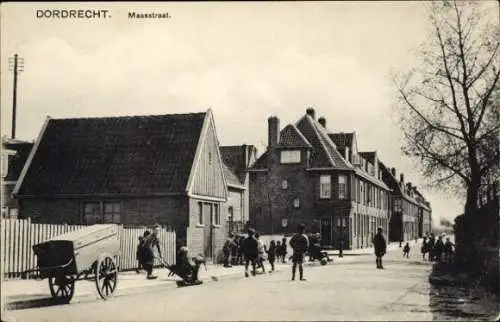 Ak Dordrecht Südholland Niederlande, Maasstraat