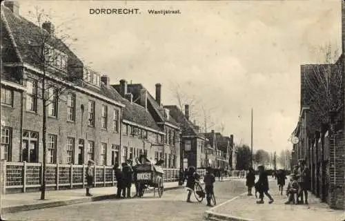 Ak Dordrecht Südholland Niederlande, Wantijstraat