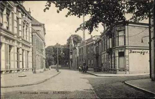 Ak Almelo Overijssel Niederlande, Wierdensche Straße