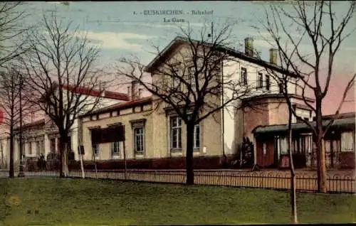 Ak Euskirchen Nordrhein Westfalen, Bahnhof