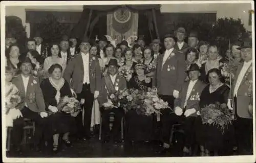 Foto Ak Kalk Köln am Rhein, Schützenverein, ca. 1930/35, Gruppenbild