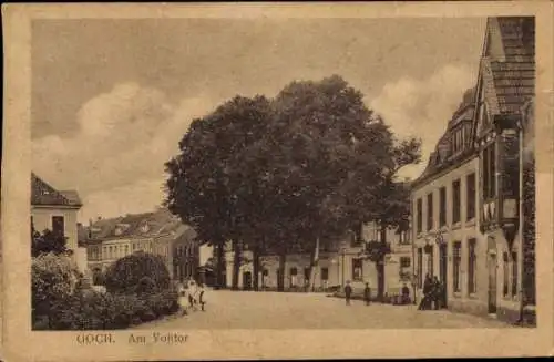 Ak Goch am Niederrhein, Am Voßtor, Straßenpartie, Anwohner