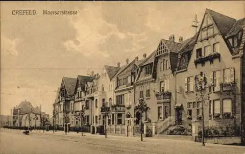 Ak Krefeld am Niederrhein, Moerserstraße