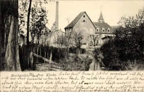 Ak Bischwiller Bischweiler Elsass Bas Rhin, Kirche